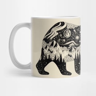 bear with mountains Mug